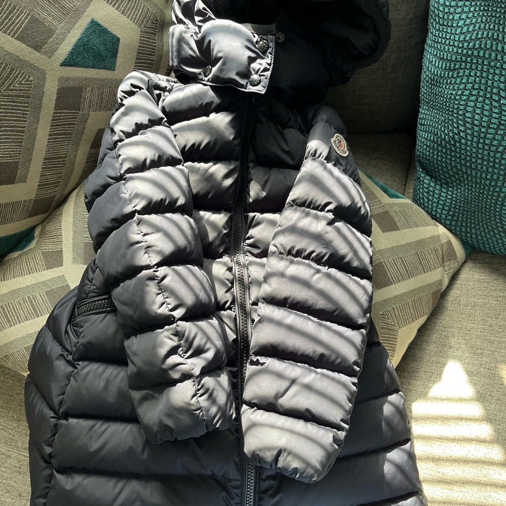 Moncler Kids Black Puffer Jacket - Picture 1 of 6